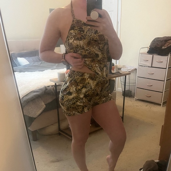 Aldo sexy silkyhalter  pj set - Picture 1 of 4